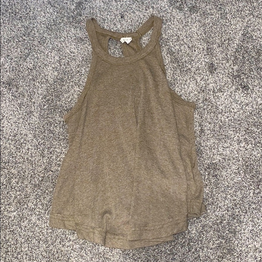 Greenish brown tank top